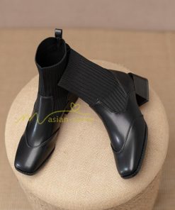 ショートブーツ | ブーツ レディース シューズ 靴 太ヒール チャンキーヒール ブーティー スクエアトゥ ソックスブーツ くつ COS コスプレ PUブーツ 合皮ブーツ