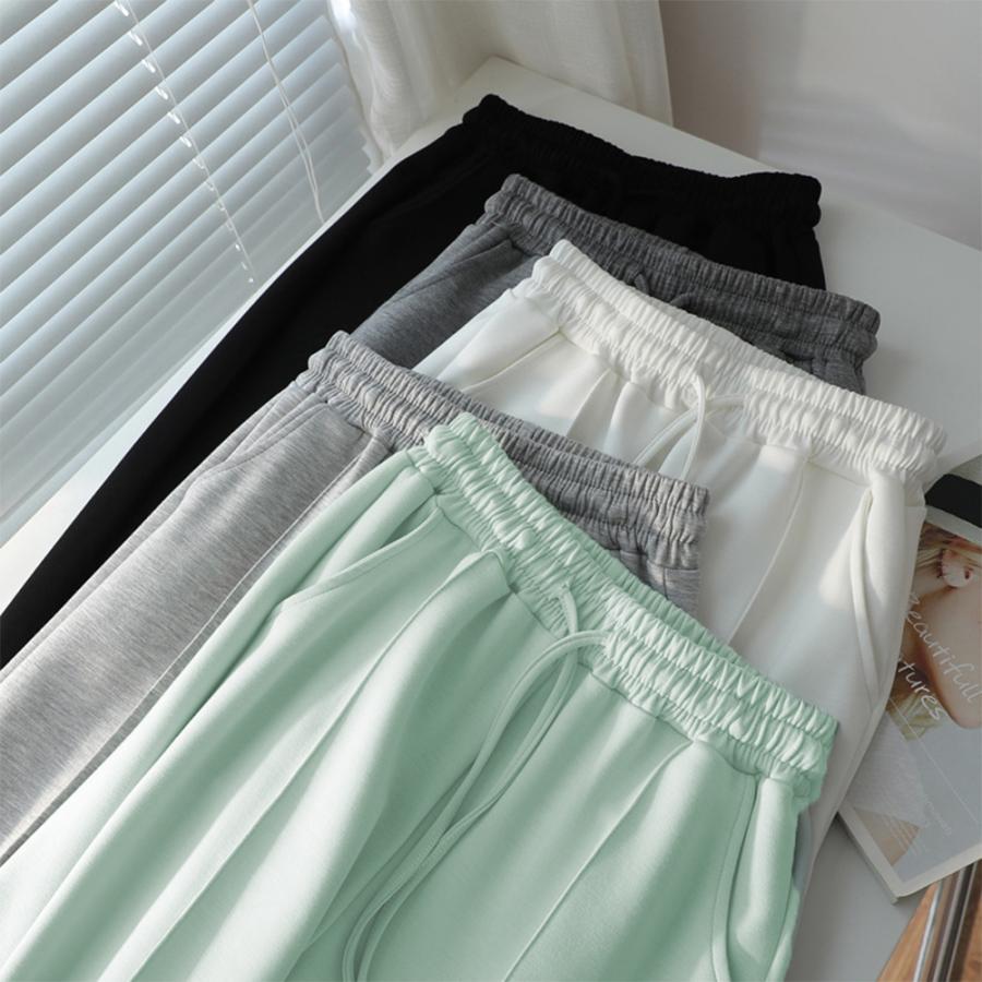 ワイドパンツ | スウエットパンツ 脚長 ストレートパンツ