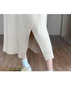 スカート | レディース マタニティウェア ロング丈 秋 冬 2022新作 妊婦服 裾口スリット 体型カバー ママ 産前 産後 ウエスト調整 マタニティきれいめ