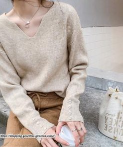 ニット・セーター | ニット カットソー セーター レディース トップス 秋冬 春 長袖 ニットセーター プルオーバー Vネック スリム ニットトップス 春秋 通勤 柔らかい 通学 伸縮性
