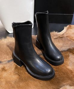 ショートブーツ | 太ヒール レディース