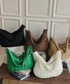 トートバッグ | キルトショルダーバッグダウン風レディース