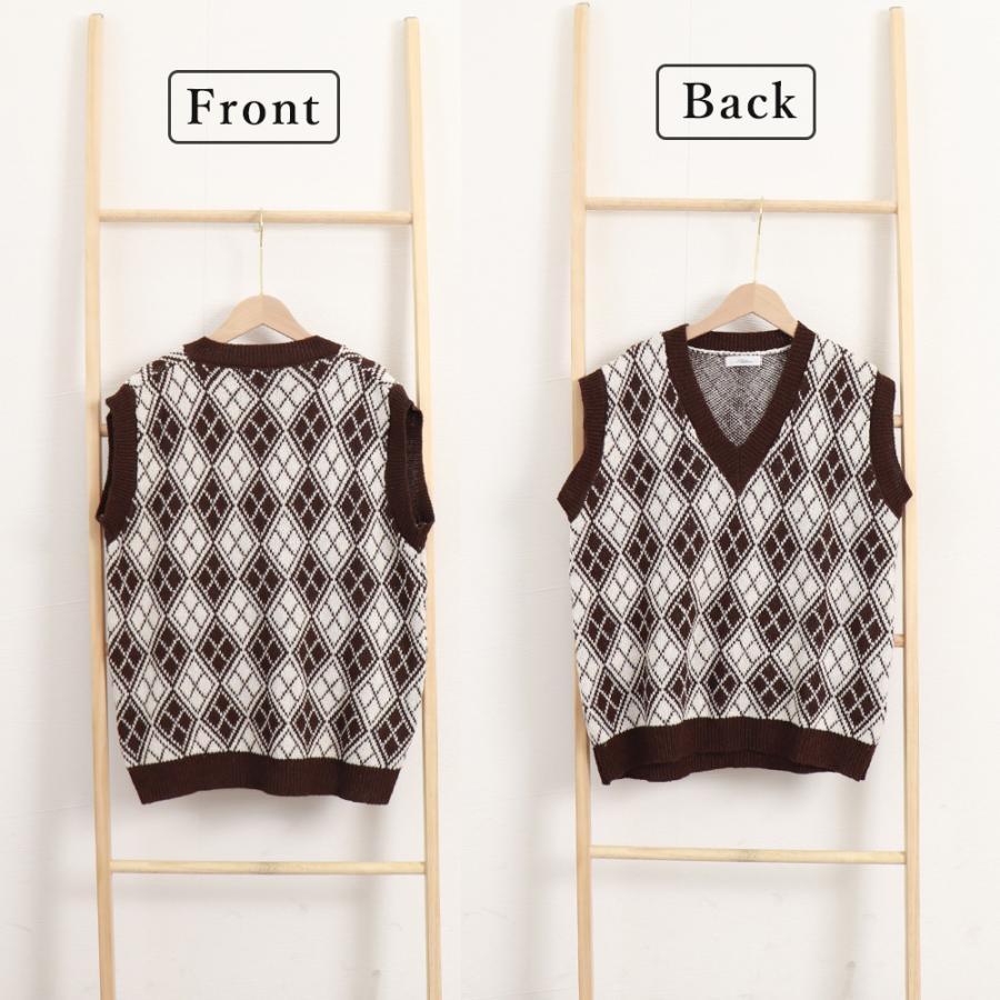 ニット・セーター | ニットベストレディース秋冬ニットトップス