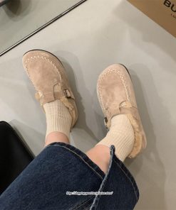 ローファー | モカシン レディース モカシンシューズ カジュアルシューズ 内ボア ファー シンプル ぺたんこ 秋 冬 柔らかい あったか 痛くない もふもふ 2022新作