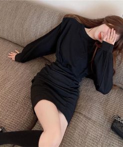 ワンピース | タイトシャーリング 韓国風