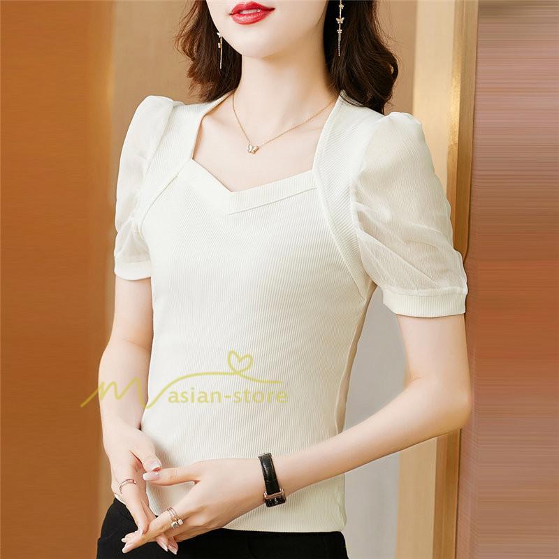 tシャツ・カットソー | Tシャツ レディース チュニック 春 夏 春夏 チュニックTシャツ トップス 20代 30代 40代 OL ママ 母 上品 ファッション カジュアル 着痩せ エレガント お出かけ