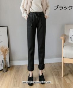 チノ・テーパード・ジョガー・スキニーパン | パンツ レディースパンツ レディース 9分丈 カジュアル 裏起毛 シンプル ゆったり リラックス トレンド かわいい おしゃれ お出かけ デイリー  楽ちん デート