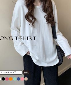 Tシャツ・カットソー | チュニックロンT レディースロングtシャツ