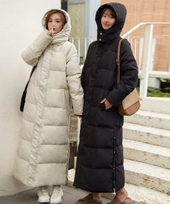 トレンチコート | フード付きキルティングコート レディース