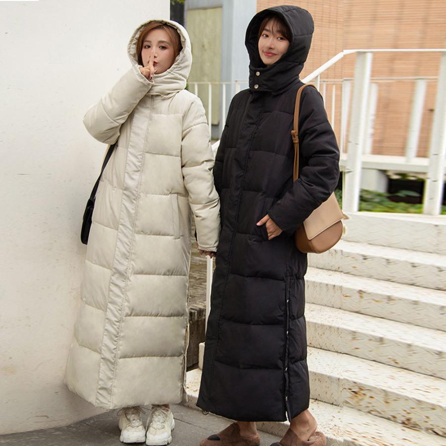 トレンチコート | フード付きキルティングコート レディース