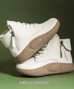 ブーツ | ムートンレディース ショート 編み上げ ジッパー付き スニーカー カジュアル 歩きやすい 秋 2022新作 冬 痛くない 内ボア