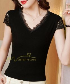 ｔシャツ・カットソー | Ｔシャツ レディース きれいめ 40代 春夏 上品 半袖Tシャツ ブラウス 白トップス オシャレ 韓国風 ママ 20代30代40代50代 フェミニン カットソー レース付き