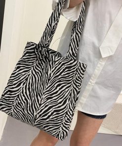 トートバッグ | ゼブラ柄 レディース大容量