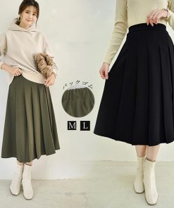 ひざ丈スカート | プリーツスカート ひざ下丈 春秋冬