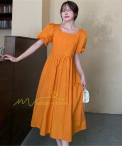 マキシ | ワンピース レディース 40代 膝丈ワンピース 春夏 半袖 通勤OL オシャレ結婚式ドレス きれいめ 上品 Aライン 20代30代40代 2022 お出かけ 無地人気 カジュアル