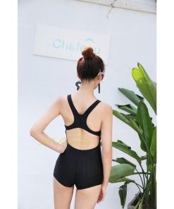 水着 | フィットネスレディース 競泳ワンピース スイムウェア オールインワン 練習用 インナー付 キャップ付 温泉20代30代40代50代 体型カバー 上品