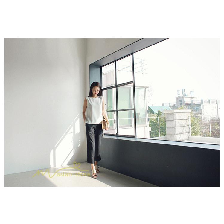 ワイドパンツ | パンツ レディース ロング丈 コットン 麻混 カジュアル 無地 40代 50代 リネン 夏 秋 カジュアル ロングパンツ 大きいサイズ 30代 20代 3色 上品