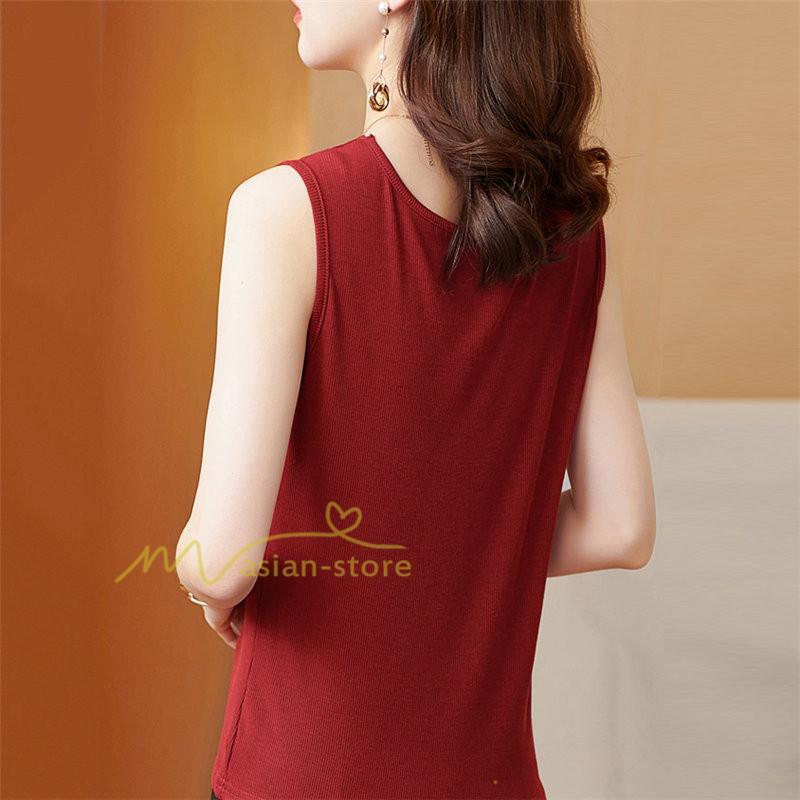 キャミソール タンクトップ | タンクトップ レディース 春夏 インナー トップス ノースリーブ Vネック Vネックタンク レース付き カシュクール 上品 お出かけ 20代30代40代50代 快適 ママ