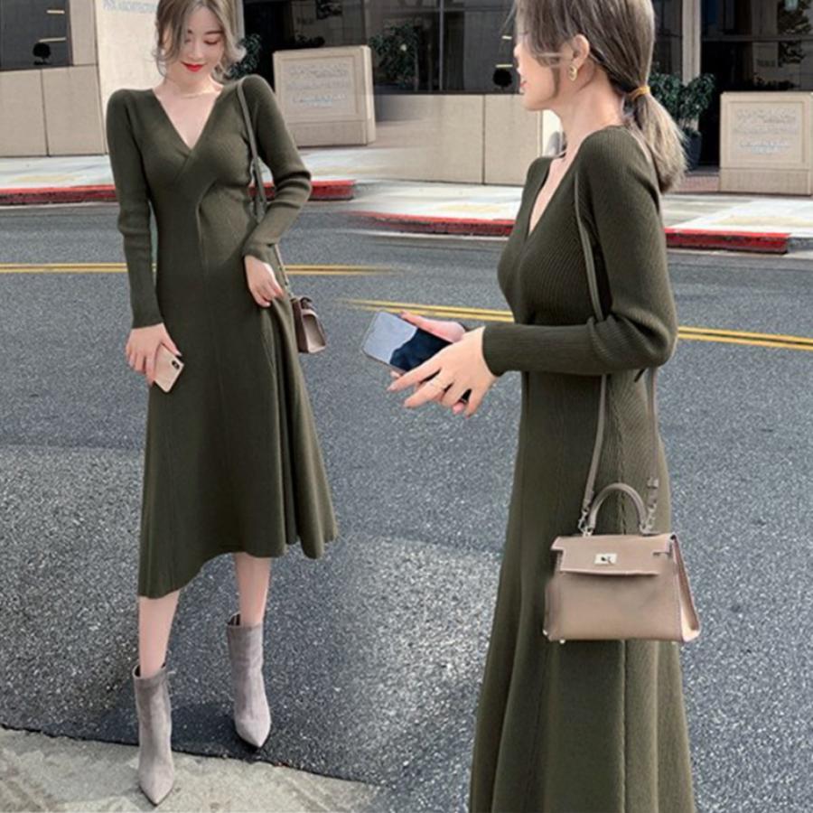 ワンピース | ニットワンピ ロングワンピースレディース