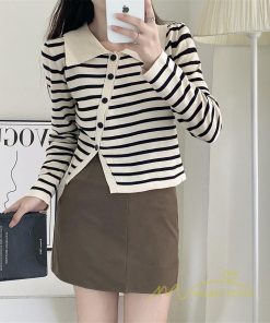 ｔシャツ・カットソー | カットソー レディース トップス Tシャツ 長袖 秋 春 インナー 秋 秋服 ロングスリーブ 綿混 ニットソー ボーダー 長袖tシャツ 長袖カットソー 秋コーデ