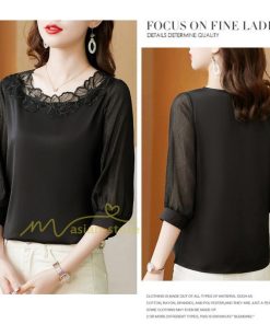 ｔシャツ・カットソー | Ｔシャツ レディース きれいめ 40代 春夏 上品 半袖Tシャツ ブラウス 20代30代40代50代 シフォンシャツ ママ カジュアル 人気 着痩せ お出かけ 上品 フェミニン