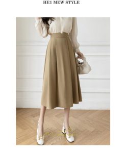 スカート | フレアレディース 秋 冬 秋冬 ミモレ丈 ロング丈 きれいめ 30代 40代 50代 着やせ 上品 脚長効果 Aライン 知的 通勤OL オシャレ