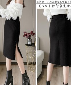 タイトスカート | 膝下丈 スリット 秋冬