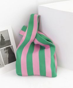 トートバッグ | ニットバッグ バイカラー