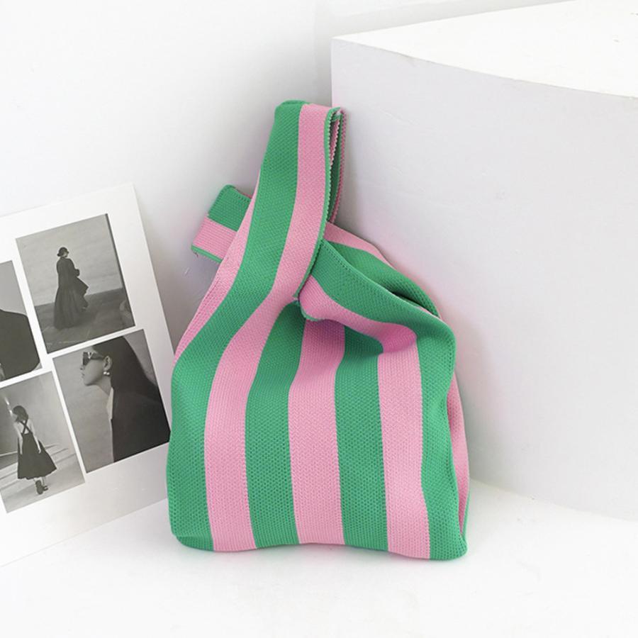 トートバッグ | ニットバッグ バイカラー