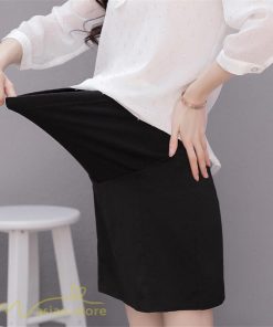 スカート | マタニティサマー 夏 おしゃれ 上品 無地 大きいサイズ レディース 着痩せ マタニティウェア マタニティ 妊婦服 産前 裏地付き ウエスト調整