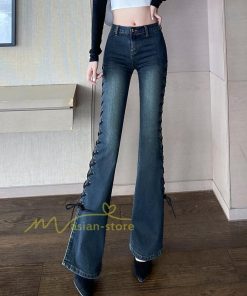 チノ・テーパード・ジョガー・スキニーパン | ブーツカット デニムパンツ レディース フレア ロング丈 カットオフ ストレッチ ハイウェスト コーデ ジーンズ 20代30代40代 スリット 脚長 美脚パンツ 新作