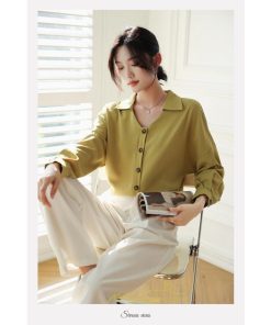 シャツ・ブラウス | ブラウス レディース シャツ トップス Vネック 長袖シャツ 無地 オフィス カジュアル おしゃれ 通勤 オフィス お出かけ エレガント 上品 デート フェミニン