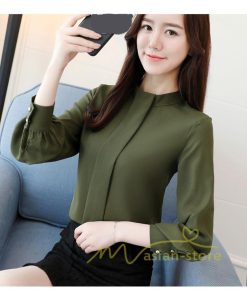 在庫ある | 短納期シフォンブラウスレディース 無地シャツ ビジネスブラウストップス オフィスフォーマルシャツブラウス 薄手 春夏衣装 通学通勤 エレガント 着痩せ OL