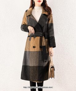 チェスターコート | コート レディース 秋冬 テーラード チェスター 50代 40代 30代 20代 ミモレ丈 アウター 羽織り きれいめ 上品 トレンチコート チェック柄 フェイクウール