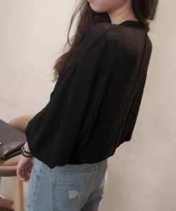 カーディガン | 薄手 大人 透け感 ゆったり 防寒 リブ ボリューム袖 オフィス 羽織 ドルマン トップス レディース