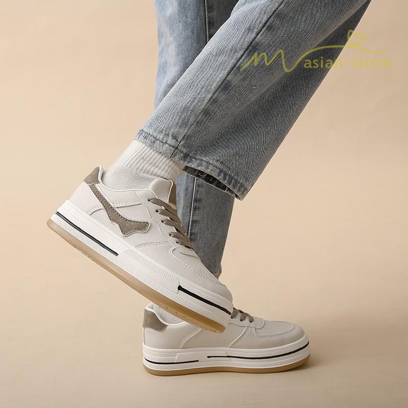 スニーカー | 厚底レディース 4cmヒール 靴 軽量 歩きやすい 疲れにくい 美脚 ナースシューズ 疲れない 25cm ウォーキングシューズ おしゃれ