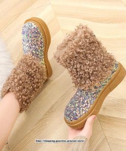 ブーツ | ムートンフェイクムートン ショートもこもこ ボア 定番 シューズ 靴 秋靴 レディース 可愛い 痛くない 歩きやすい 秋 あったか 冬