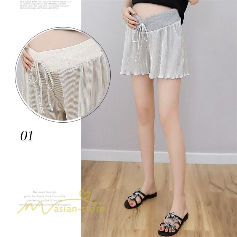 ショートパンツ | マタニティウェア パンツ マタニティパンツ サマーパンツ 夏 部屋着 カジュアル レディース ゆったり ウエスト調整 妊婦 マタニティ おしゃれ 大きいサイズ