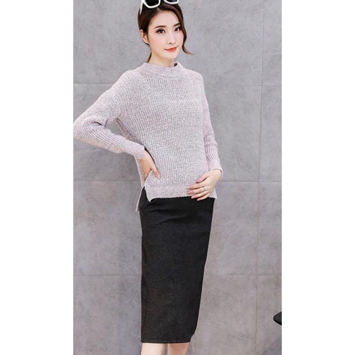 マタニティ | マタニティスカート 調整可 産前産後 妊婦妊娠 ミモレ丈スカート ママスカート 膝丈 秋服 レディース 秋スカート スカート マタニティウェア 腹包み 秋冬