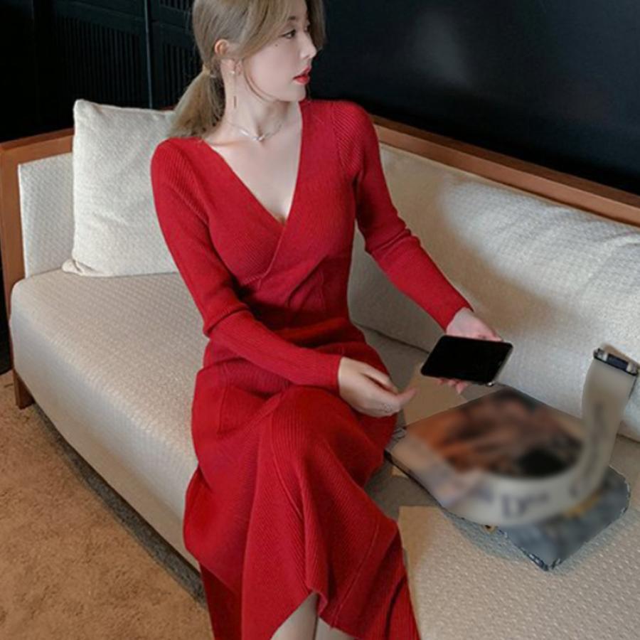 ワンピース | ニットワンピ ロングワンピースレディース