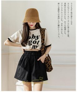 ショートパンツ | パンツ ハイウエスト 無地 美脚 カジュアル シンプル レディース 春 夏 新作 2022 ボトムス 韓国風 ゆったり ズボン 日常 短パン お出かけ