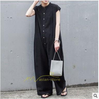 オーバーオール サロペット | サロペット レディース 40代 30代 20代 オールインワン コーデ パンツ ボトムス 春 夏 綿 コットン ゆったり 着痩せ 黒 通勤通学 20代30代40代50代 カジュアル