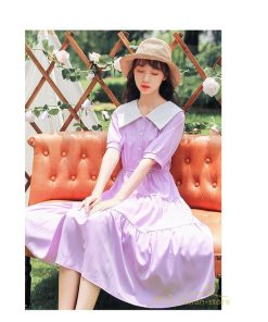 マキシ | ティアードワンピース ワンピース レディース 半袖 5分袖 ハーフスリーブ ロング丈 フレア キレイめ お出かけ 春夏コーデ マキシ丈 ロング丈ワンピース