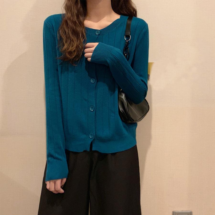 カーディガン | ニットリブニット 羽織り