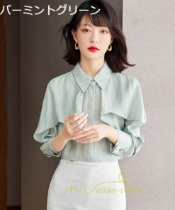 シャツ・ブラウス | ブラウス シャツ レディース 上品 ブラウス きれいめ 通勤 OL ビジネス ゆったり フリル シフォン 20代30代40代50代 2022新作 オフィス キレイめ おしゃれ 秋服