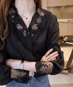 シャツ・ブラウス | レディース 長袖 シャツ シャツ カットソー 大人セレブ おしゃれ韓国ファッション 春秋新作 刺繍 トップス レースブラウス ブラウス
