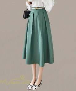 スカート | ロング丈 ボトムス レディース デイリー 上品 20代30代40代50代 カジュアル 通勤通学 お出かけ 着痩せ 夏物 韓国風 エレガント 体系カバー