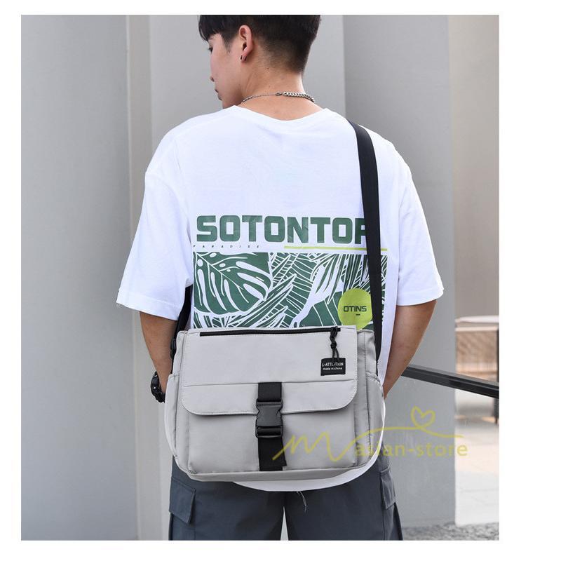 メンズバッグ | ショルダーバッグ メンズ 斜めがけ A4 かばん 2Wayバッグ メッセンジャーバッグ ナイロン 肩掛け 20代30代40代 上品 お出かけ 通勤通学 カジュアル トレンド