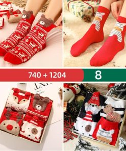 日用雑貨 | 靴下 ソックス 8足セット あったかソックス 冬用ソックス クリスマス ルームソックス プレゼント ギフト ボックス 防寒 レディース 冷え取り 保温 冷え症