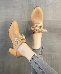 オックスフォードシューズ | ポインテッドトゥ レディース チャンキーヒール レースアップ マニッシュシューズ サボサンダル パンプス かかとが踏める シューズ